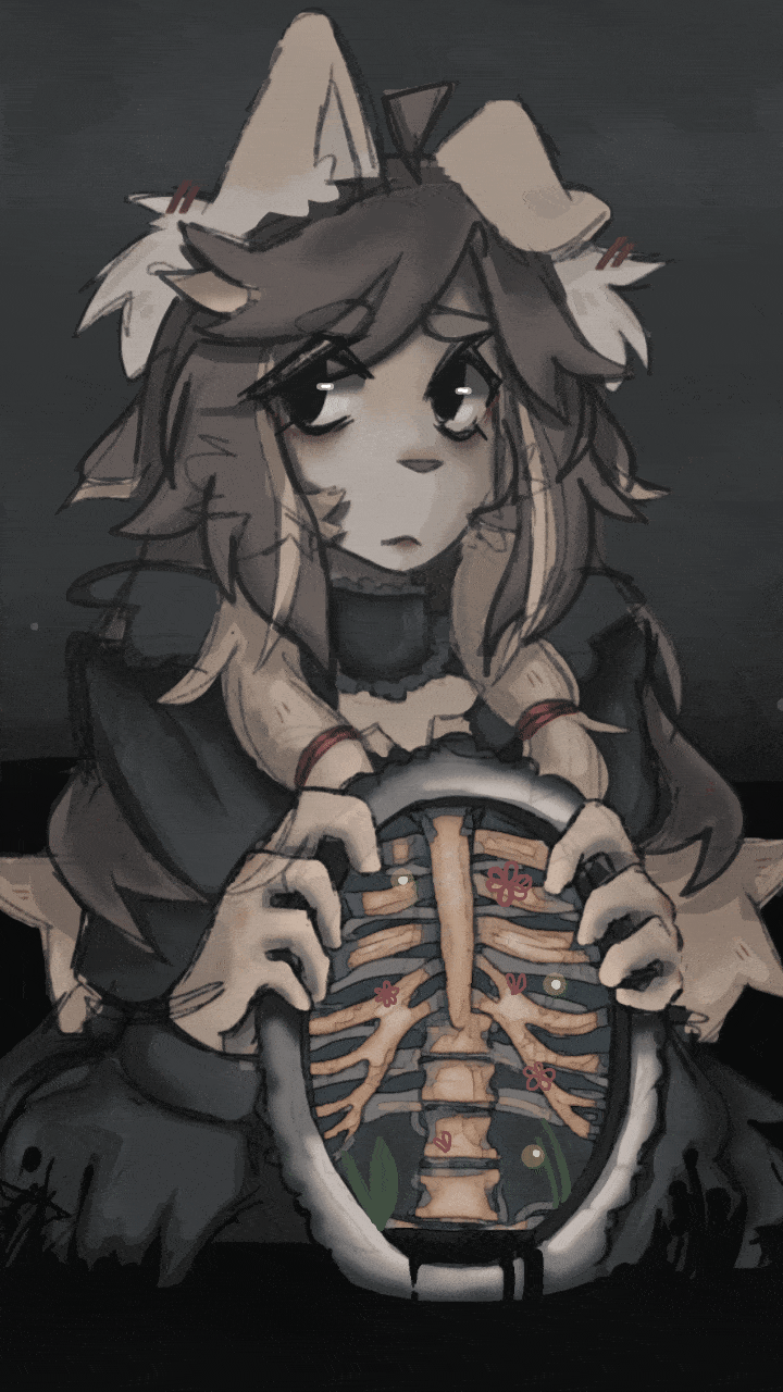 simple animated gif halfbody